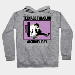 Teenage Fanclub - Alcoholiday - Tribute Artwork - White Hoodie